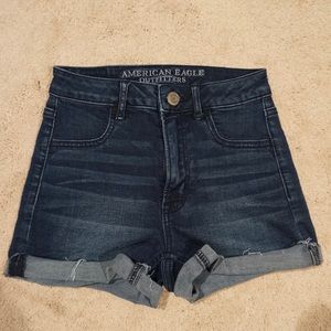 American Eagle High-Waisted Denim Shorts